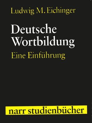 cover image of Deutsche Wortbildung